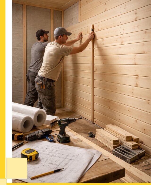 Обшивка бани вагонкой в Нововоронеже от 1214 р., ЭриданНвв