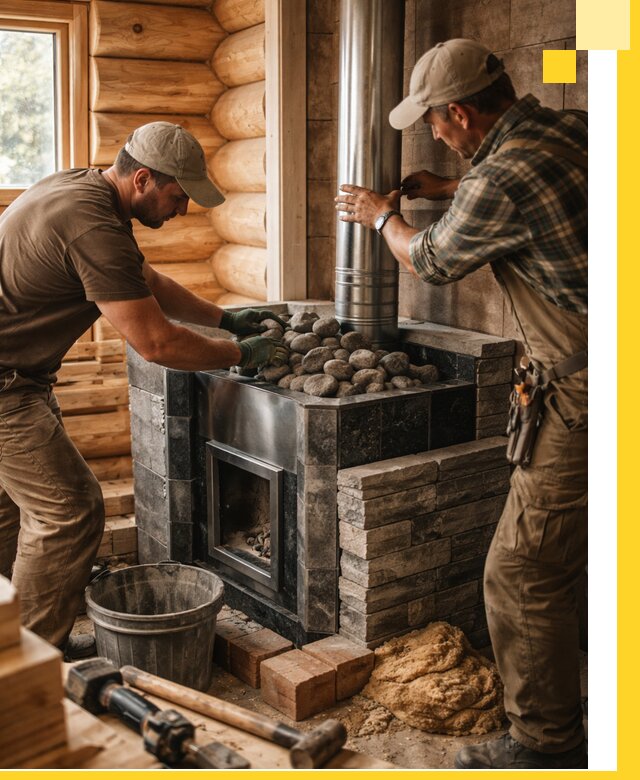 Строительство и отделка русских бань под ключ в Нововоронеже