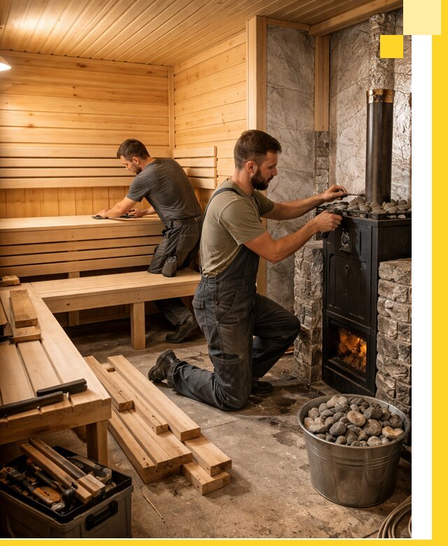 Дизайн и строительство интерьеров бань под ключ в Нововоронеже