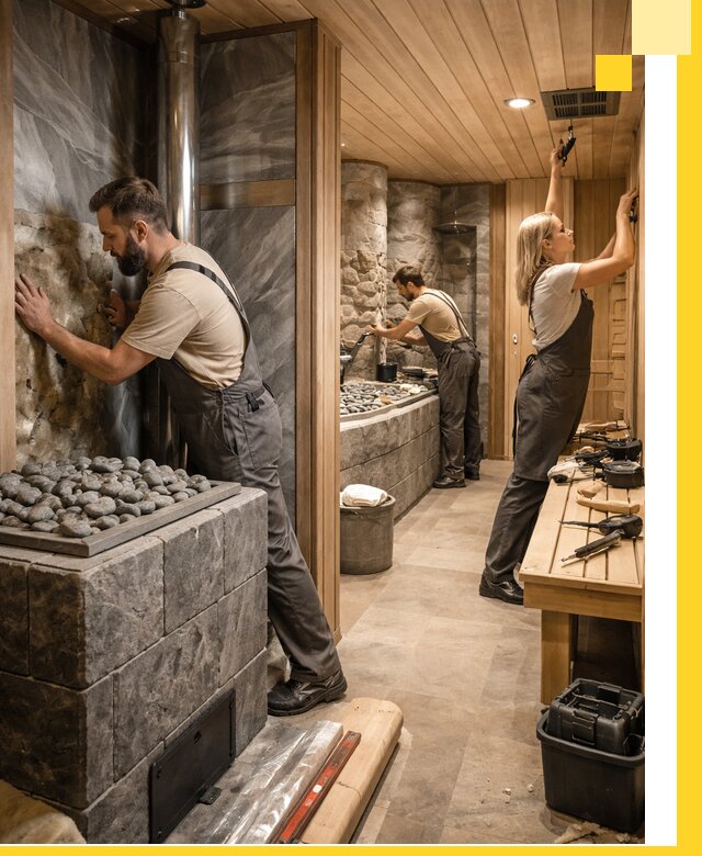 Строительство бань и SPA процедур в Нововоронеже под ключ и отделкой