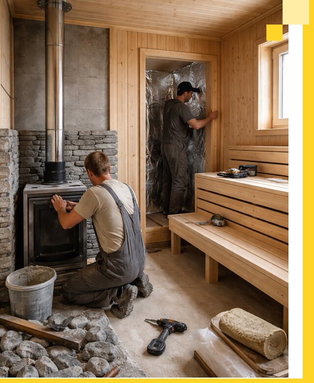 Строительство и изготовление бань под ключ в Нововоронеже