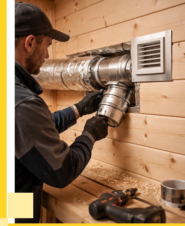 Монтаж вентиляции бани в Нововоронеже от 12144 р. | ЭриданНвв