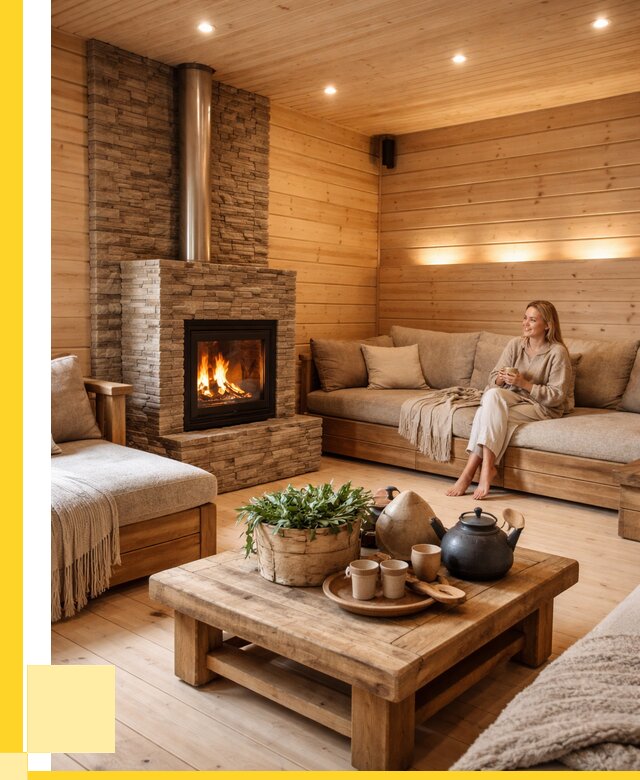 Проект бани с комнатой отдыха в Нововоронеже от 35420 р. | ЭриданНвв