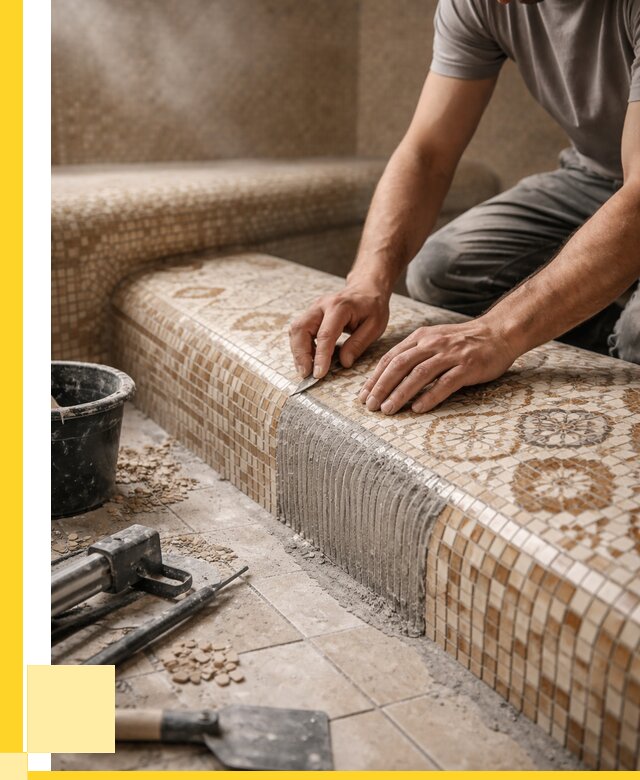 Плитка для хамама под ключ в Нововоронеже от 3542 р. | ЭриданНвв